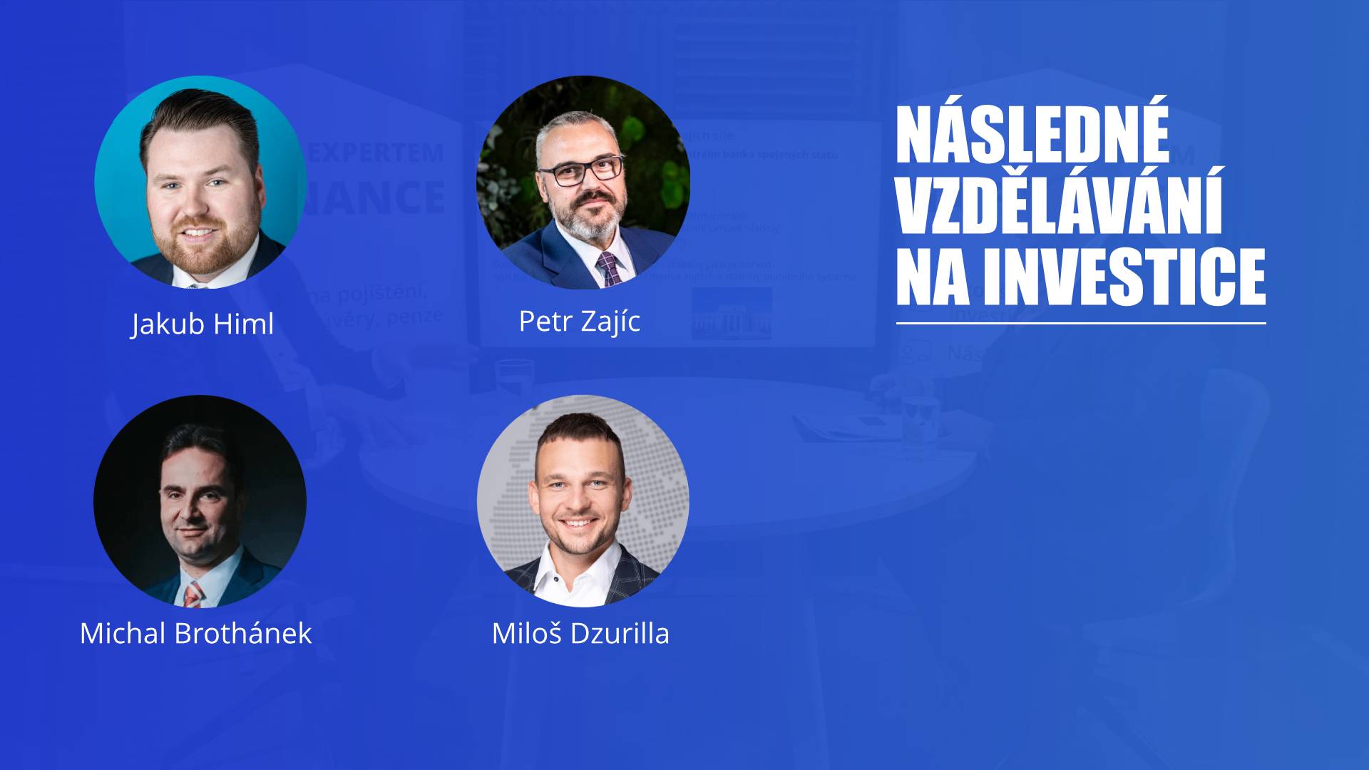 Následné vzdělávání na investice 2025